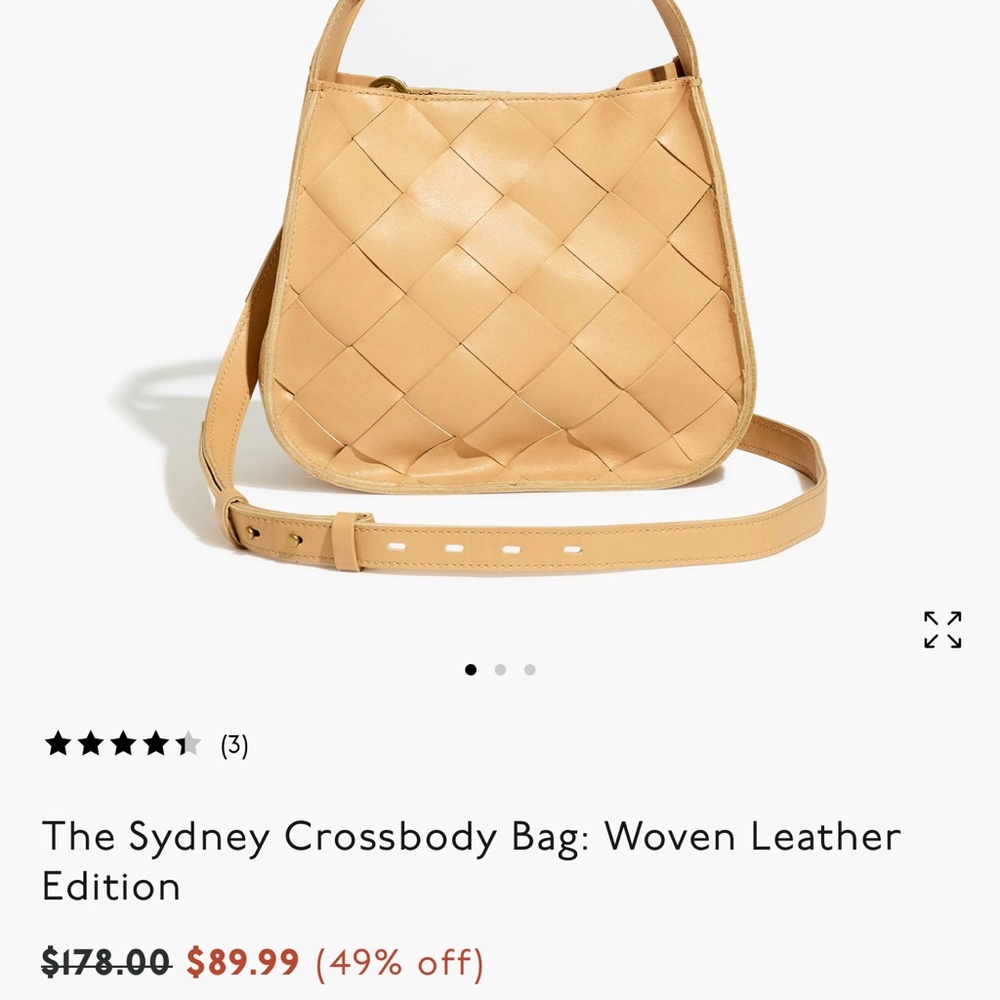 Madewell Sydney Crossbody Bag Woven Leather Edition - Picture 10 of 10